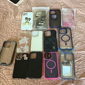 Black and Pink Phone Case